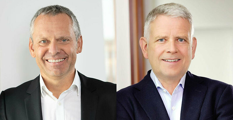 Der neue und der alte Geschäftsführer der FTI Group: Karl Markgraf und Ralph Schiller