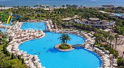 Das Miracle Resort in der Region Antalya war in der vergangenen Woche das am stärksten nachgefragte Hotel in der Türkei