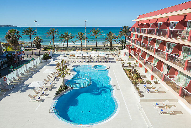 Direkt an der Playa de Palma: Das My Sea House Hotel Neptuno firmiert nun als Universal Hotel Neptuno
