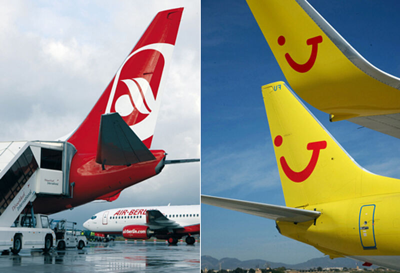 Ab Oktober gemeinsam unterwegs: Air Berlin und TUI Fly
