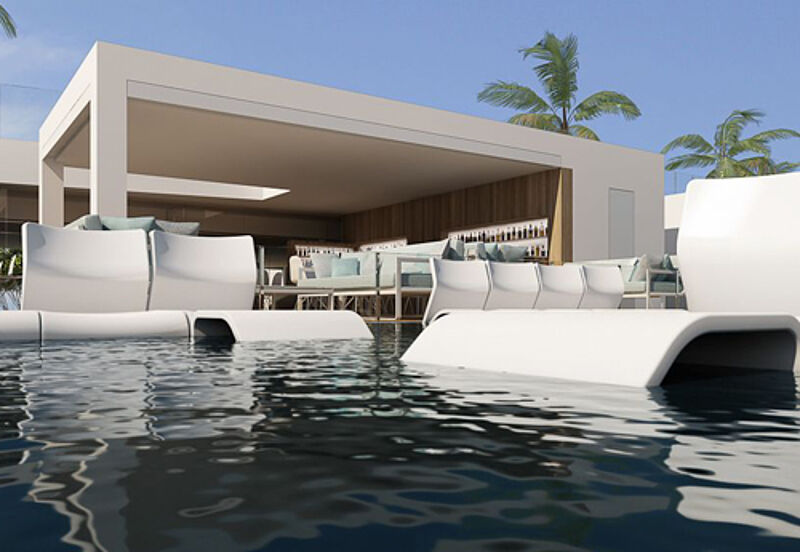 Die Poolbar des neuen Baobab Suites auf Teneriffa wartet auf Gäste