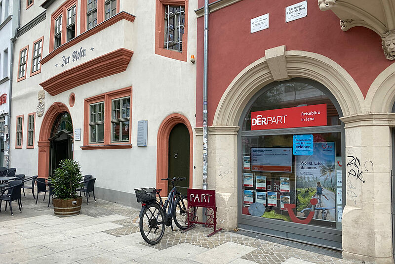 Derpart Reisebüro im thüringischen Jena. Foto: mg