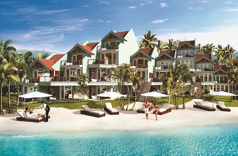 Das Coconut Building im Sandals Negril wird bis Mitte Dezember renoviert