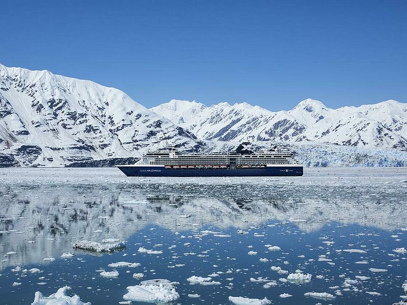 Celebrity Cruises wird 2022 drei Schiffe in Alaska einsetzen. Foto: Celebrity Cruises