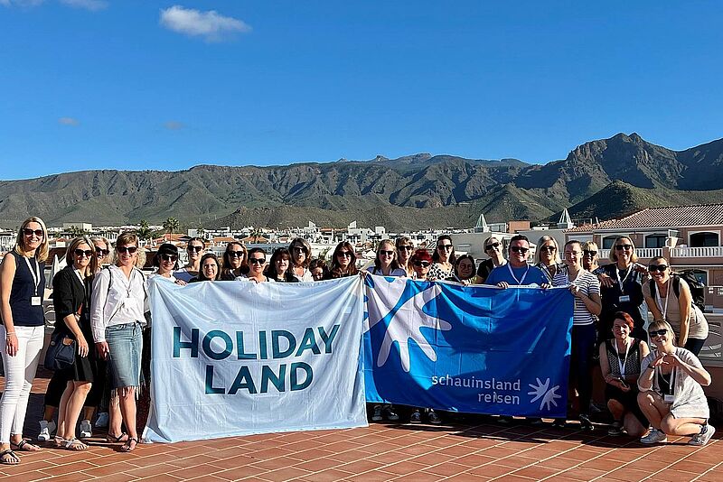 Die Holiday-Land-Reiseverkäufer auf Teneriffa