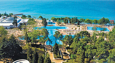 Das Vier-Sterne-Clubhotel Riu Helios Paradise liegt am Sonnenstrand