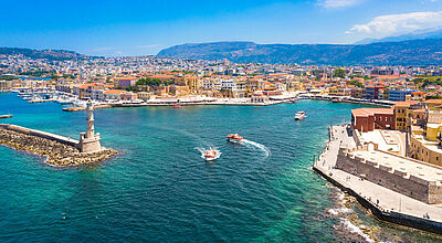 Gewinner unter den griechischen Zielen ist die Insel Kreta – im Bild Chania