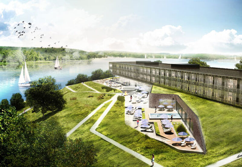 Das Hotel & Spa am Bostalsee bietet 100 Zimmer