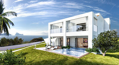 So sollen die 160 Apartments im 7 Pines Resort Ibiza aussehen