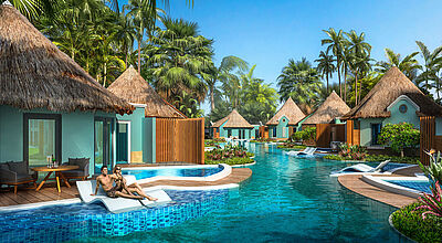 Im Sandals South Coast auf Jamaika wird es bald Swim-up Rondoval Suites geben