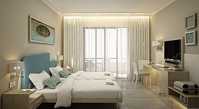Blick in ein Zimmer des renovierten Labranda Riviera Premium Resort & Spa