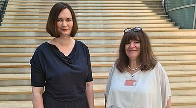 Marija Linnhoff, Vorsitzende des VUSR (rechts im Bild), hat am Donnerstag die Tourismuskoordinatorin der Bundesregierung, Claudia Müller, getroffen. Foto: VUSR
