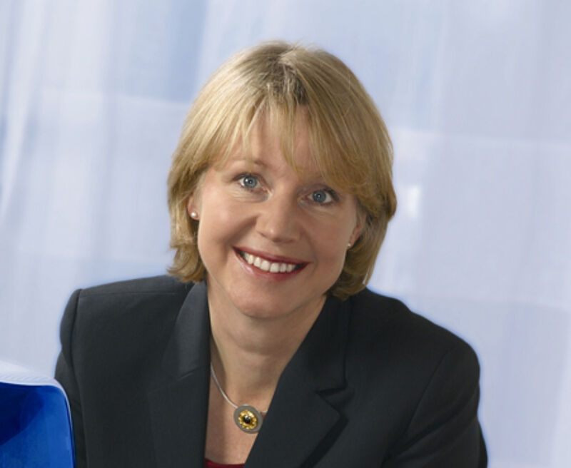 Sabre-Chefin Anne Rösener verkündete den Deal mit Lufthansa.