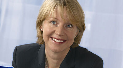 Sabre-Chefin Anne Rösener verkündete den Deal mit Lufthansa.