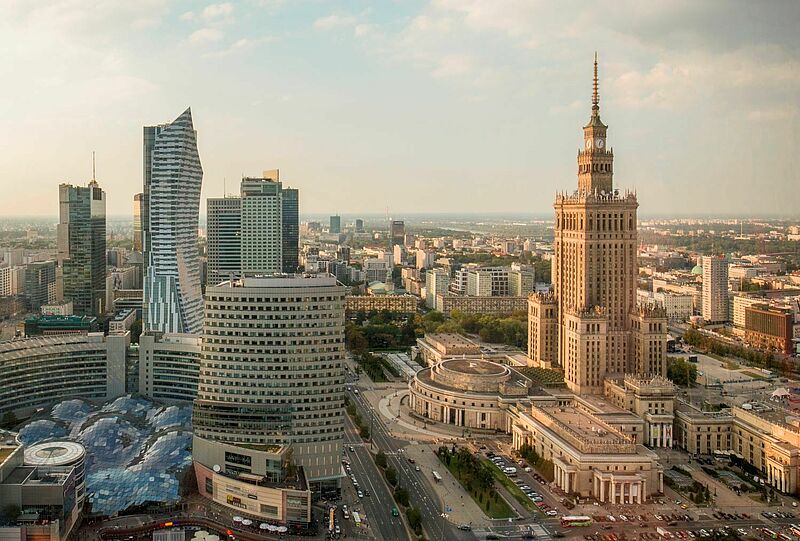 Warschau vereint modernen Lebensstil mit bewegter Historie