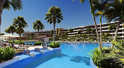 Das Ocean Eden Bay ist ein Adults-only-Haus mit 444 Zimmern Das Ocean Eden Bay ist ein Adults-only-Haus mit 444 Zimmern