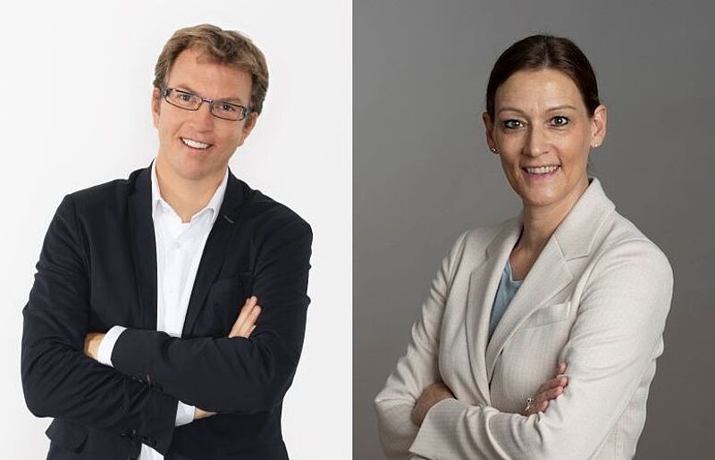 Porträts von Guido Asmuth und Ulrike Schäfer