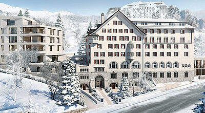 Wie in dieser Projektansicht soll das Grace St. Moritz einmal aussehen