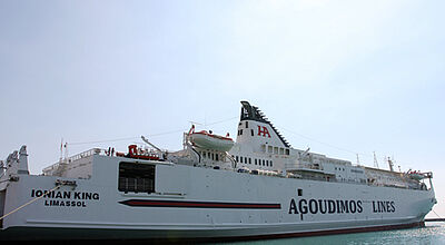 Bekam als einzige Fähre ein "sehr gut" der ADAC-Tester: die Ionian King von Agoudimos Lines