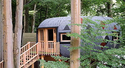 Im Sonnenresort Ettershaus im Harz gibt es nun auch Oktagon-Baumhäuser.