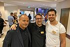 Dirk Gowin von Select Luxury Travel (links) mit den Reiseberatern Matthias Bredau (Stolzenau, Mitte) und Stefan Klotmann (Hannover)