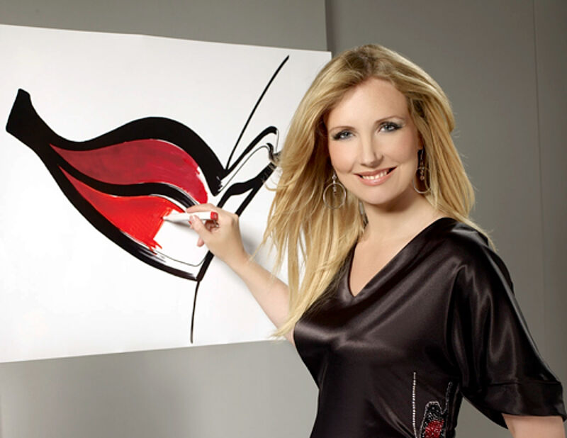 Neue Taufpatin: Designerin Jette Joop und der Aida-Kussmund