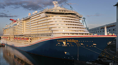 Die Carnival Jubilee ist das erste Schiff der US-Reederei „made in Papenburg“