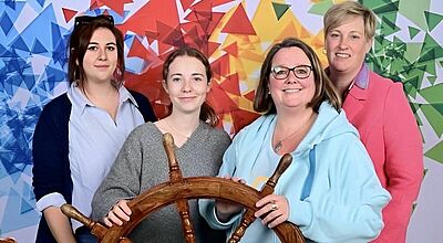Das Kreativ-Team der Reiselounge (von links): Marie Pinkhaus,  Renée Reichelt, Kerstin Jöris und Ilka Voß