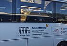 Selbst die Busse waren für die Tagung gebrandet 