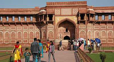 Eventuell bald einfacher zu besuchen: das Rote Fort im nordindischen Agra