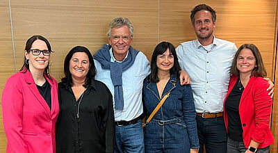 Die sechs Personen des neuen Vusa-Vorstands