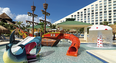 Einen Wasserpark wie im Iberostar Cancun in Mexiko will Iberostar auch auf Mallorca bauen. Einen konkreten Zeitpunkt dafür gibt es aber noch nicht