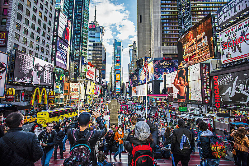 Touristenmagnet: der New Yorker Times Square. xavierarnau/iStockphoto