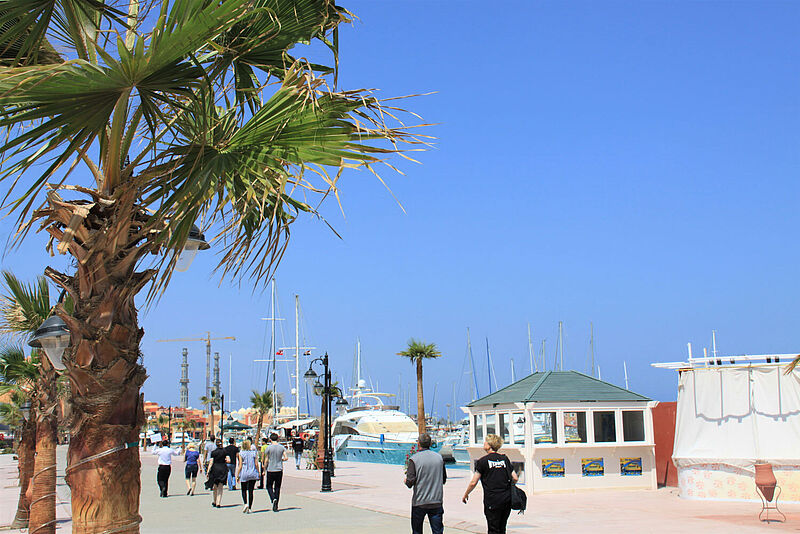Mehr Flüge nach Hurghada für ETI-Gäste im Herbst: hier die Marina