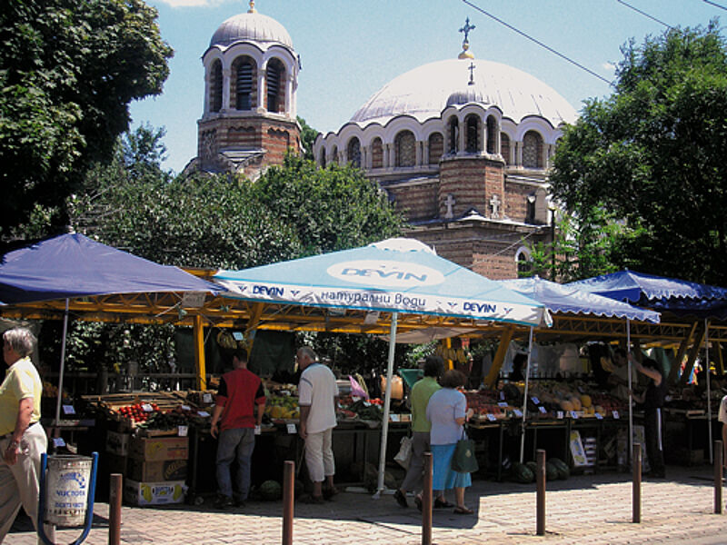 Sofias Wahrzeichen ist die Alexander-Nevski-Kathedrale
