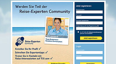 Soll vorerst nur bis 31. Oktober kostenlos sein: die neue Reiseexperten-Community auf TUI.com