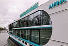 Die Amina kreuzt auf fünftägigen Routen auf Rhein oder Mosel. 