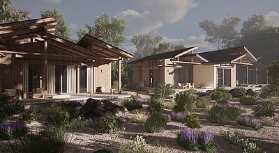 Das neu erbaute Ahama bietet 30 einzeln stehende Cabanas