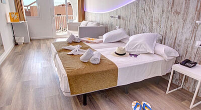 So sehen die Zimmer im Bahia Cala Ratjada aus