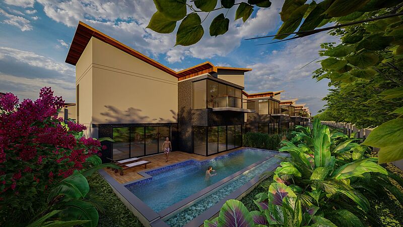 Das Ozen Villas Jaipur wird über 181 Villen mit Pool verfügen