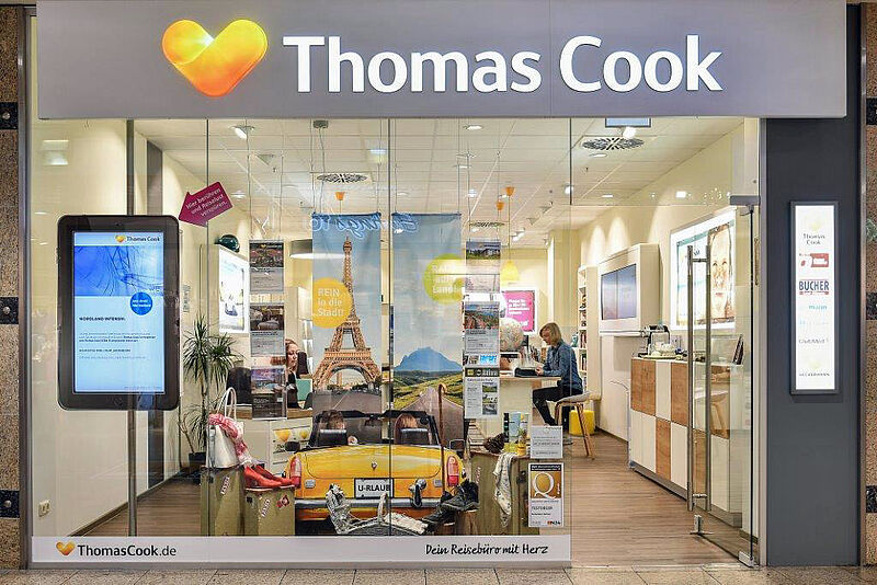 Mit Thomas Cook wird nicht mehr geworben, wohl aber mit dem Herz. Foto: Thomas Cook