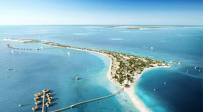 The St. Regis Red Sea Resort bietet auch Overwater-Villen