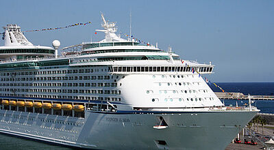 Attraktiver Gewinn: Die Voyager of the Seas ist eines von acht Schiffen, mit denen Royal Caribbean im Sommer 2010 im Mittelmeer kreuzt.
