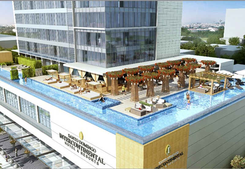 Pool mit Ausblick: Das neue Interconti eröffnet am 1. September