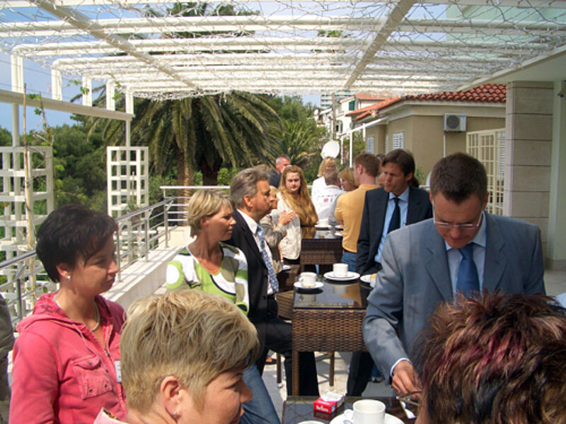 Mitglieder des Reiserings auf ihrer Jahrestagung im kroatischen Makarska