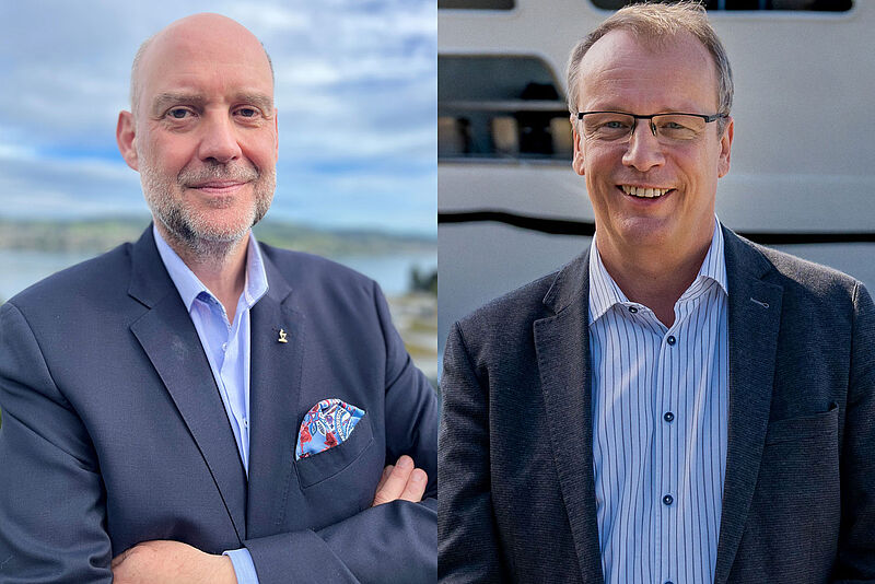 Porträts von Michael Ungerer und Jörg Eichler