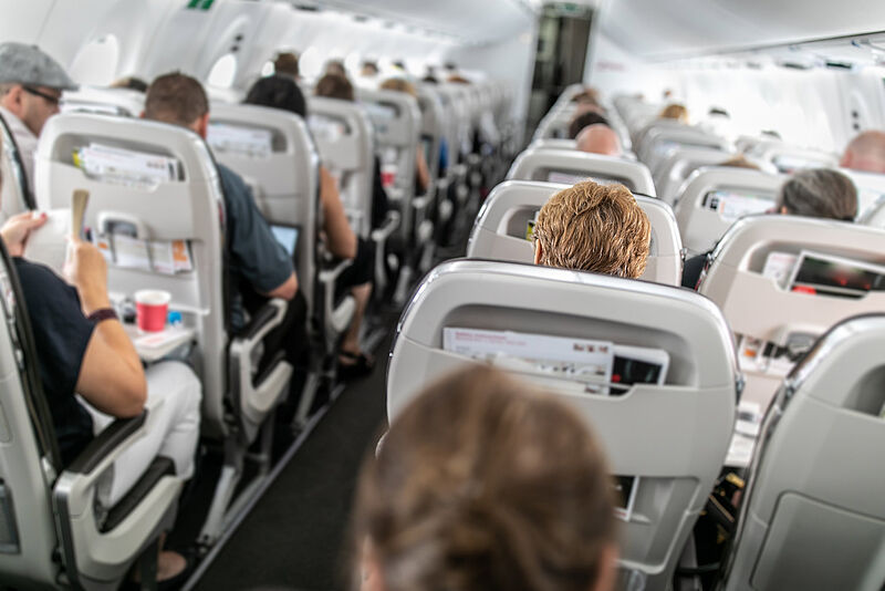 Durch Filter und spezielle Lüftungsverfahren ist Reisen in Flugzeugen besonders sicher, sagen Experten
