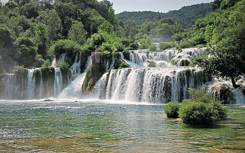 Der Skradinski Buk ist der bekannteste der Wasserfälle im Krka-Nationalpark