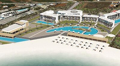 Das Fünf-Sterne-Hotel Allsun Sun Beach entsteht auf Kreta