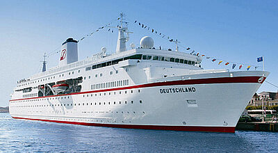 Auf dem Weg zum „Grandhotel“: das Deilmann-Schiff Deutschland
